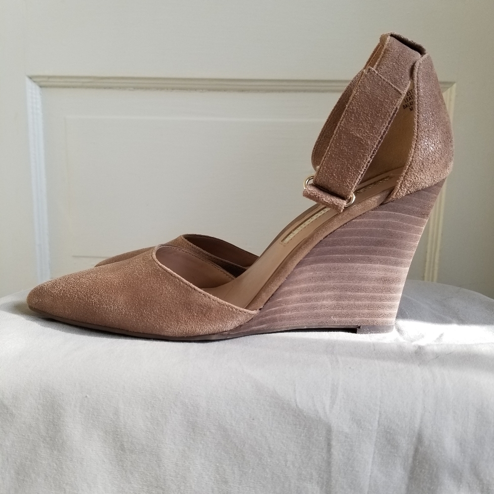 Audrey Brook Wedge Ankle Strap D'orsay size 7